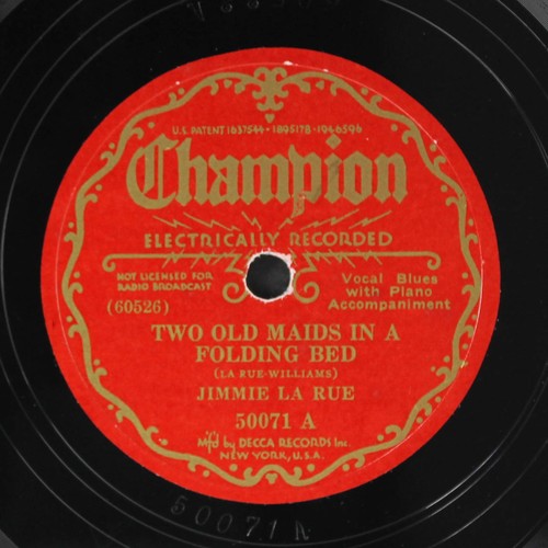Jimmie rue two - rue:, old