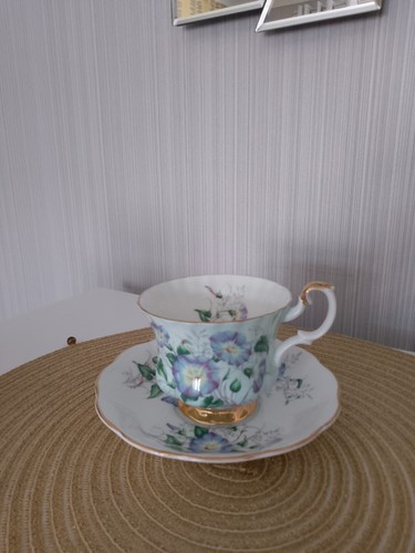 Cup and saucer - a,