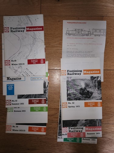 Festiniog railway magazines - railway,