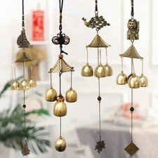 Copper Bells Wind Chimes DIY Garden Yard Decoration Pendant Wind Chimes