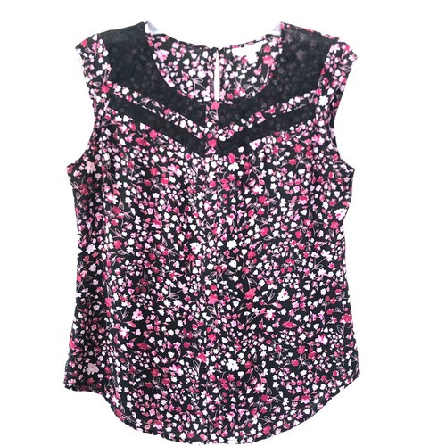 Candies black pink floral - black,