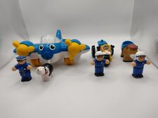 WOW Toys Police Airplane Push & Go, Motor Trike,Horse & Figures X3 + Dog Kids 