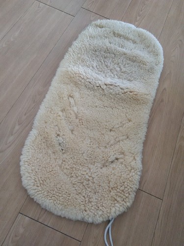 Baby pram footmooff sheepskin - pram,