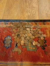 208 x British 1/2d's coins Half Pennies bulk lot  Geo VI Eliz II Shove Ha' Penny