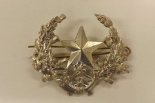 MILITARY BADGE DEAD SPARTAN CAMERONIANS SCOTTISH RIFLES 6.5CMS BY 5.5CMS (3579)