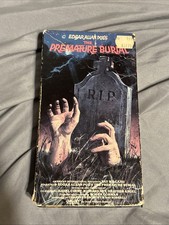 The Premature Burial VHS