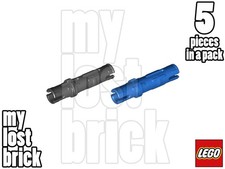LEGO - Part 6558 - Technic Pins Long with Ridges (Pack of 5) +NEW +SELECT COLOUR