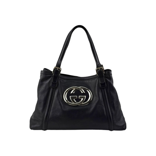 Gucci black leather - gucci,