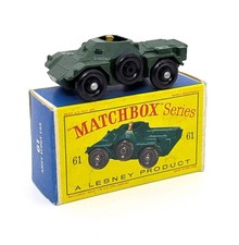 Matchbox Lesney 61a Ferret Scout Car - D Type BOXED