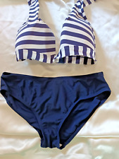 New Look UK 34F/Medium Navy &