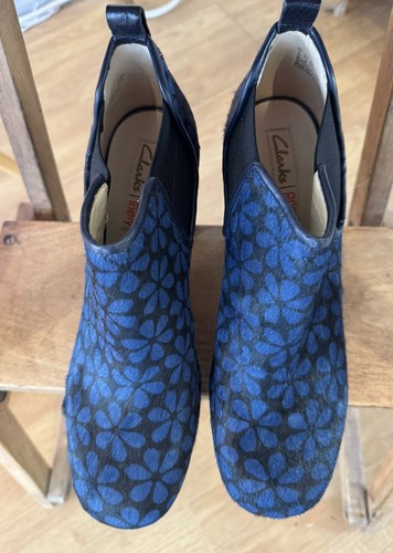 Orla kiely clarks - blue, fur