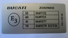 DUCATI M900 MONSTER LEFT FRAME RESTORATION DECAL