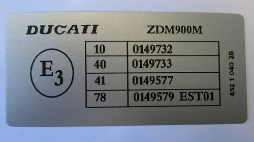 Ducati m900 monster - ducati, frame