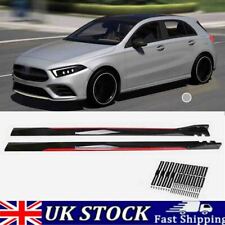 For Benz A-Class W176 W177 78.7' Side Skirt Panel Spoiler Splitter Rocker Lip UK