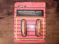 RETRO 1970's AMBER REPEATER RUNNING LIGHTS - CLASSIC KIT CAR VAN CAMPER TRIKE