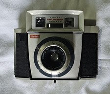 Kodak Autosnap Camera With Brown Kodak Case - Vintage 127 Film Camera - Untested