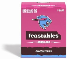 Mr. Beast Feastables Mr Beast Snack Bar Chocolate Chip, 1.4 oz , 5 pack
