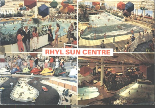 Rhyl sun centre - postcard,
