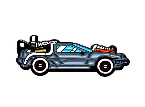 Retro sports car brooch - retro, pin