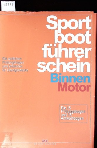 Sportbootführerschein binnen - sportbootführerschein,