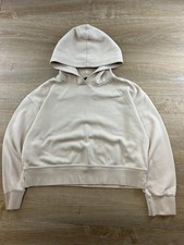 Zara Beige Cropped Hoodie