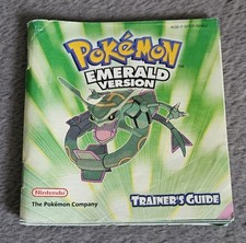 Pokemon Emerald Version Nintendo Gameboy Advance Manual UK PAL Genuine 