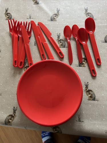 Plastic picnic set - picnic, and