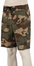 Volcom Lido Solid Mod-Tech 20" Boardshorts - Camo - New