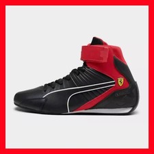 PUMA Ferrari Kart Cat RL MID SHOES Carbon 307512-03 Mens Size 9.5
