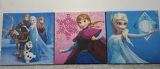 Kids 3 pieces Disney Frozen Anna Elsa wall decor