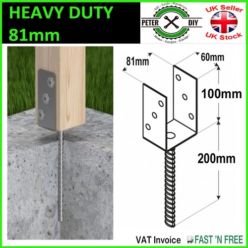 Heavy duty galvanised u - galvanised, ("u"