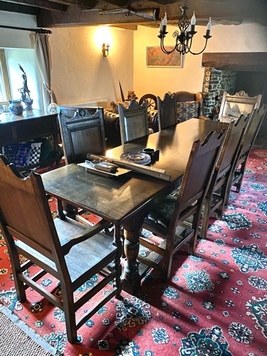 Large refectory table and - refectory,