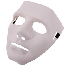 White Plastic Faceless Mask