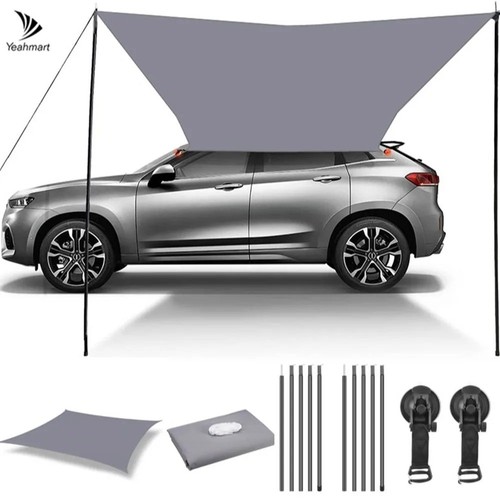 Car side awning - awning, rooftop