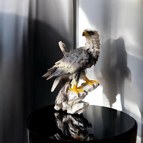 Large bald eagle resin - large,