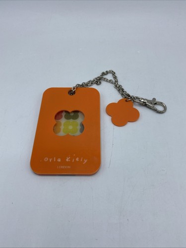 Orla kiely orange key chain - kiely,