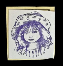 Foam Mounted Rubber Stamp Simply Adorable FAITH By Sugar Nellie