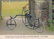 Road transport postcard - road,