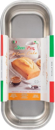 Stainless steel cake tin - steel,