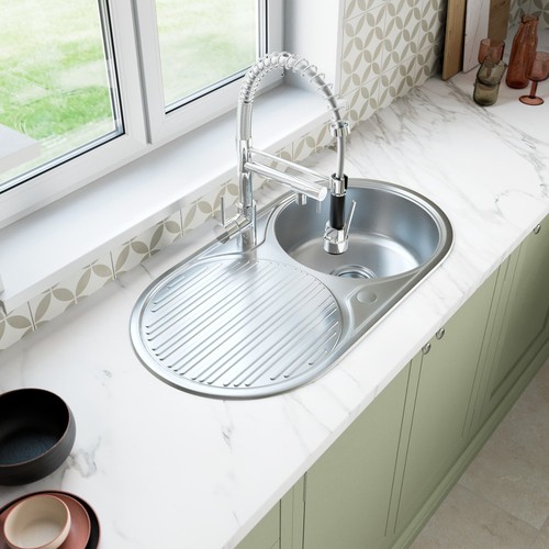 Stainless steel single bowl - single,