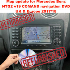 USED - Map update for Mercedes Benz NTG2 v19 COMAND navigation DVD UK  & EU 2018