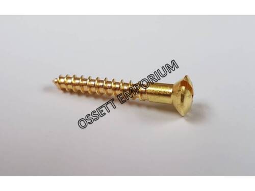 Solid brass countersunk screw - brass,
