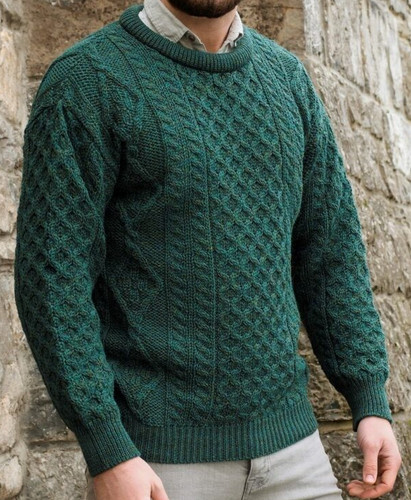 Aran crafts c1347 crew neck - crafts,