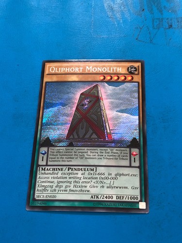 Yugioh secret rare qliphort - secret,
