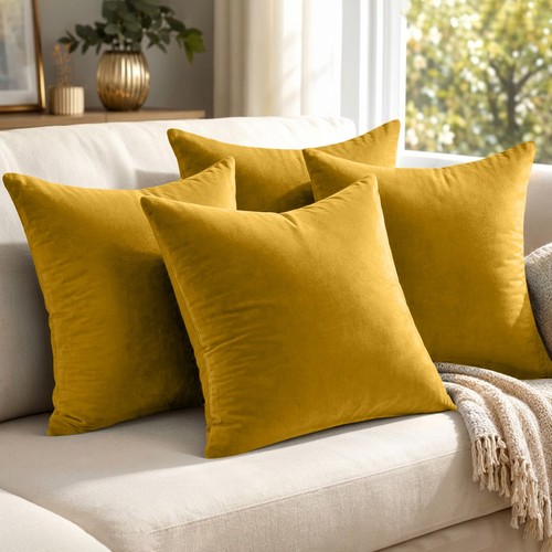 Soft velvet cushion covers - cushion,