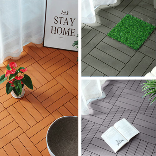 Pvc wpc interlocking deck - pvc,