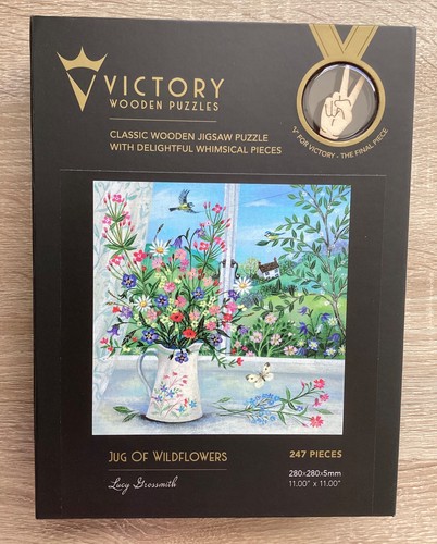 Victory wooden puzzle - victory, jug