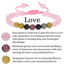 Natural Gemstone Bead Bracelet