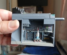 Micro Konami Thunderbirds Pod Vehicle  Thunderbird 1 Launch Bay Diorama UNBOXED