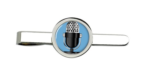 Microphone tie clip - microphone,